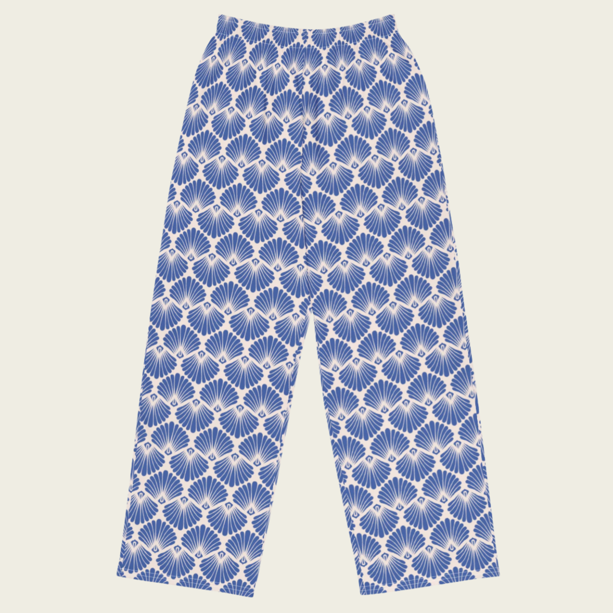 Shell Bay wide-leg beach trousers