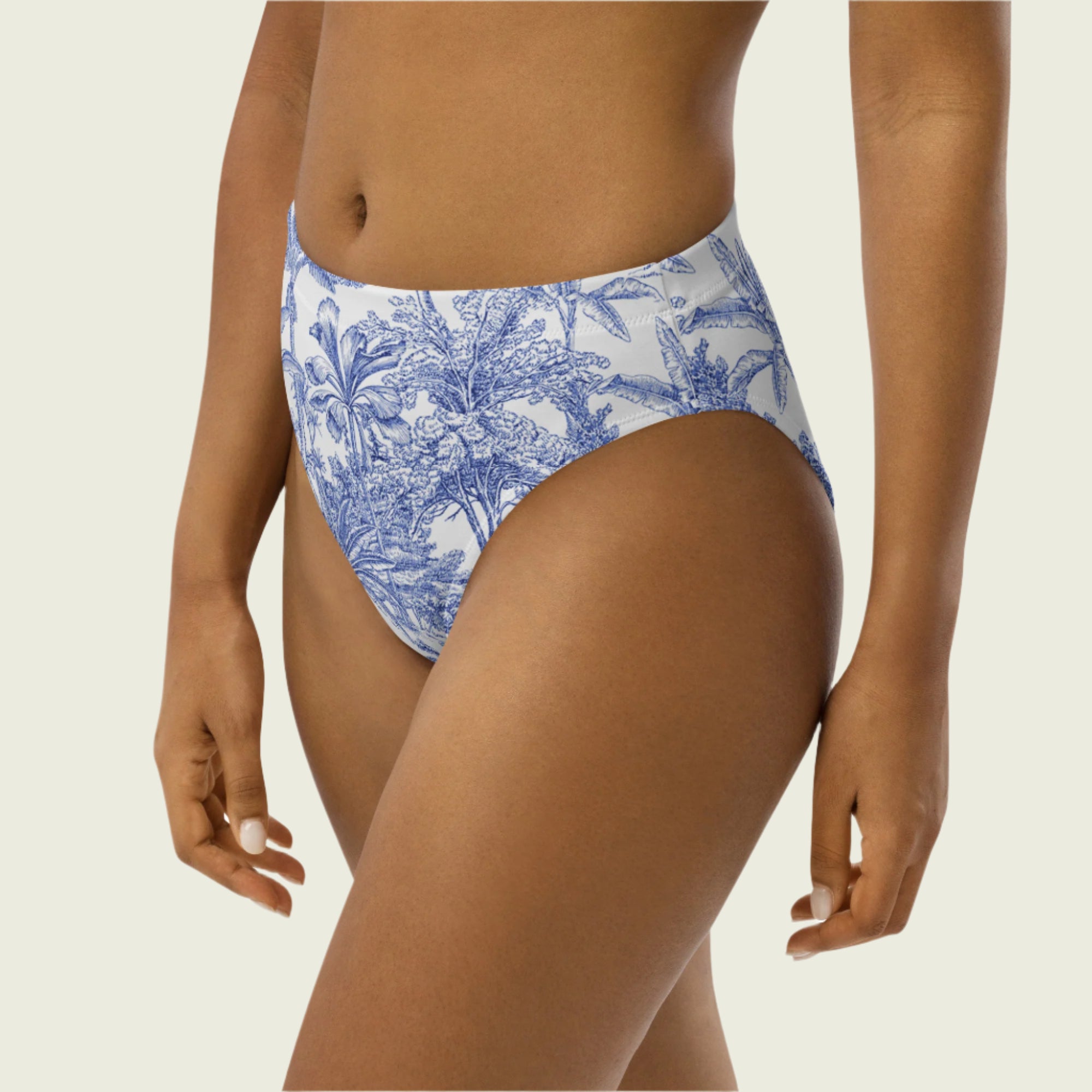 Tropical Soul high waisted bikini bottom 